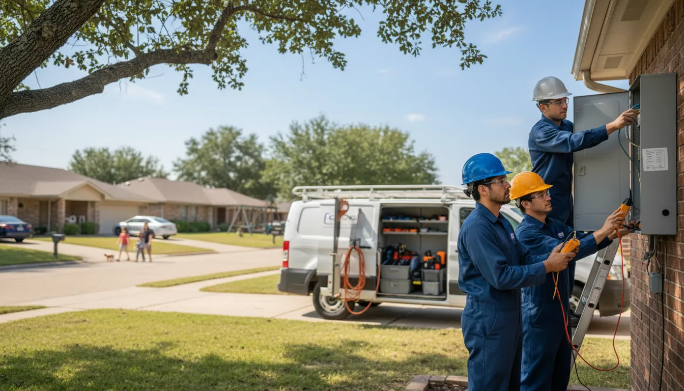 Certified electrician providing emergency electrical services in Nashville, GA